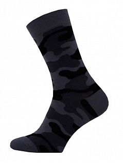 Мужские носки в камуфляжной расцветке Conte DTНсм18с2131136 136_Серый